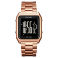 SKMEI 1879 Digital Stainless Steel Watch – RoseGold