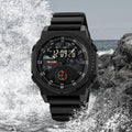SKMEI 2355 Tactical Sport Dual Display Watch - Black