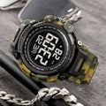SKMEI 2422 Heavy Duty Digital Sport Watch - army green camo