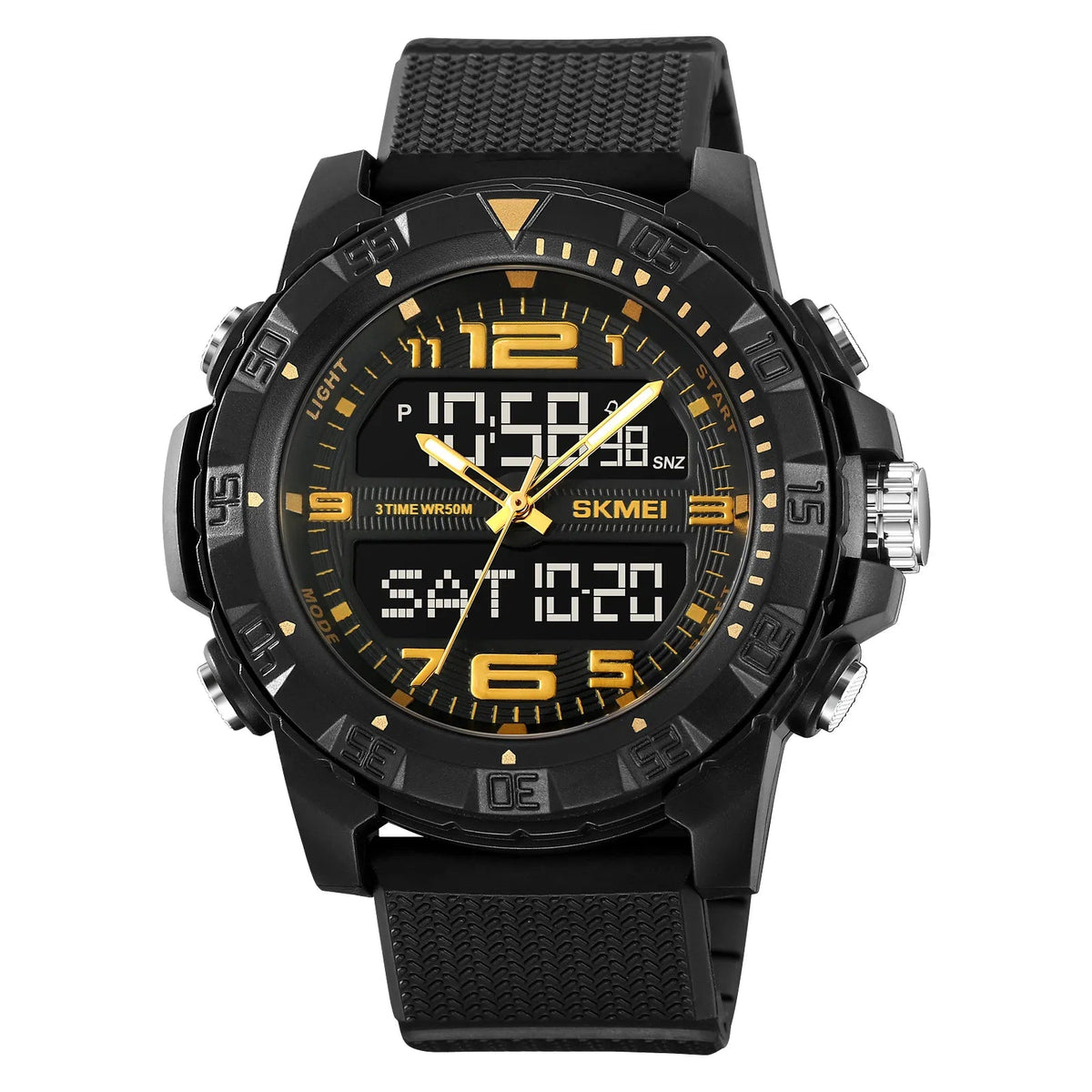 SKMEI 2162 Digital Sports Watch - Gold