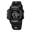 SKMEI 2164 Rugged Digital Sports Watch - Black/Black