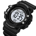 SKMEI 2195 Rugged Digital Sports Watch - Black/White