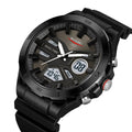 SKMEI 2402 Analog Digital Sports Watch - Black/White