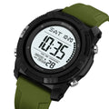 SKMEI 2449 Digital Sports Watch - ArmyGreen