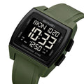 SKMEI 2453 Classic Digital Sports Watch - ArmyGreen