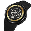 SKMEI 2462 Premium Digital Sports Watch - Black/Gold