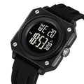 SKMEI 2488 Digital Sports Watch - Black/Black