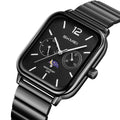 SKMEI 2509 Elegant Edition Stainless Steel Watch – Black/Black