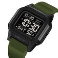 SKMEI 2537 Digital Sports Watch - ArmyGreen