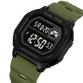 SKMEI 2543 Digital Sports Watch - ArmyGreen
