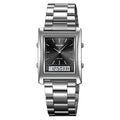 SKMEI 2571 Dual Display Watch - Silver/Black