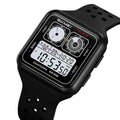 SKMEI 2688 Stylish Square Digital Sports Watch - Black