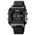 SKMEI 2150 Digital Electronic Sports Watch - Black/Black
