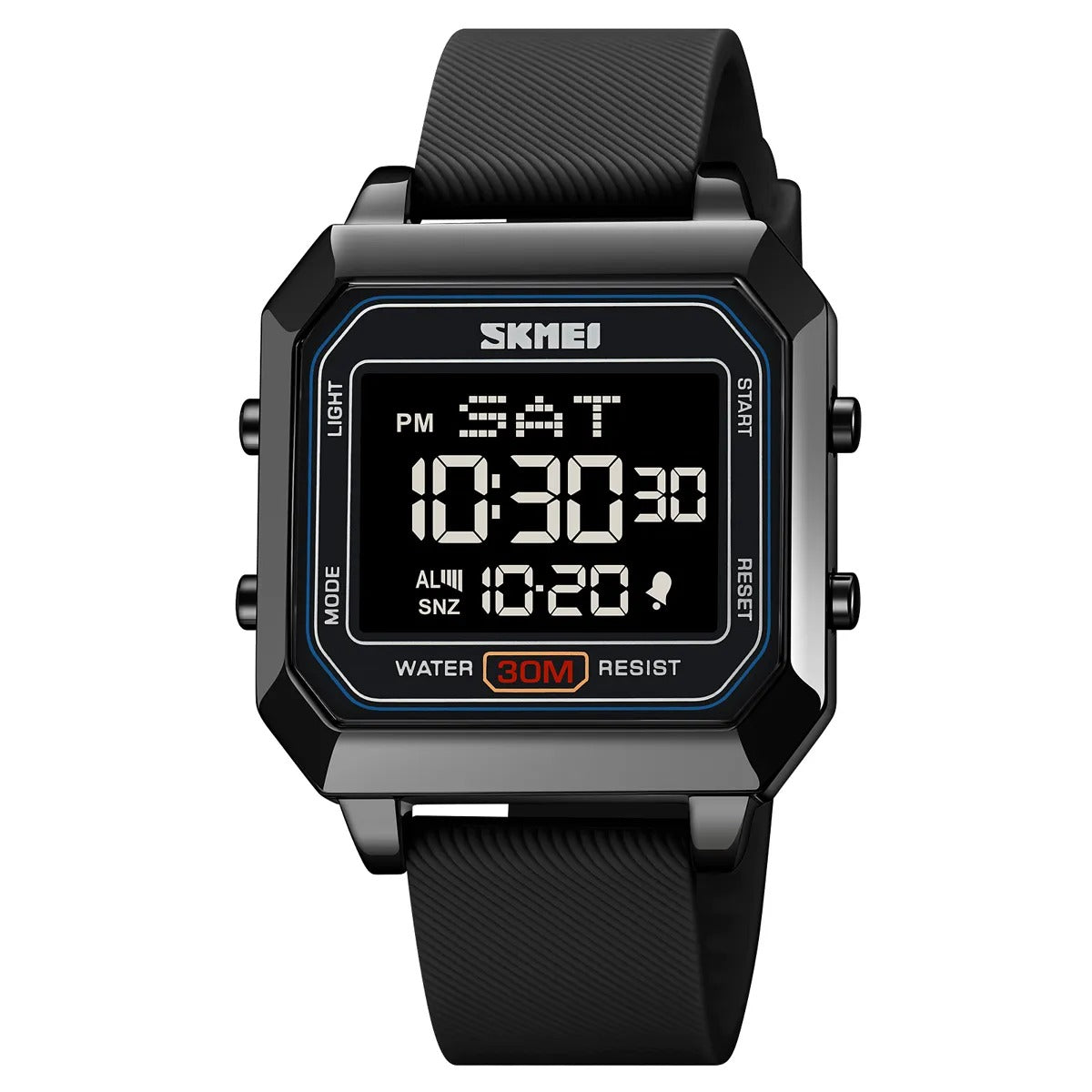 SKMEI 2150 Digital Electronic Sports Watch - Black/Black