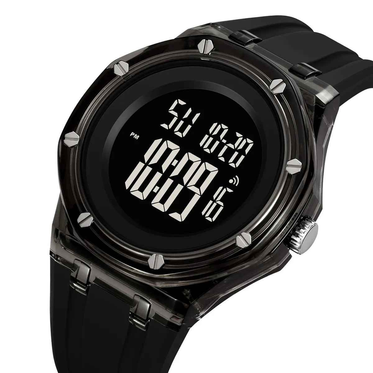 SKMEI 2489 Stealth Core Digital Watch - Black/Black