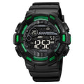 SKMEI 2110 Advanced Digital Functions Watch - Black/green transparent