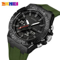 SKMEI 2276 Rugged Digital Sports Watch - Army/Green