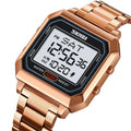 SKMEI 2149 Metal Digital Watch – Rose Gold