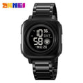 SKMEI 2131 Square Dial Digital Dual Time Watch - black