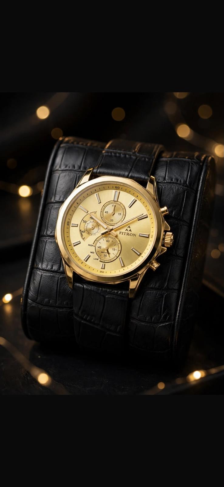 Fitron Leathe Men Watch-11-10-13