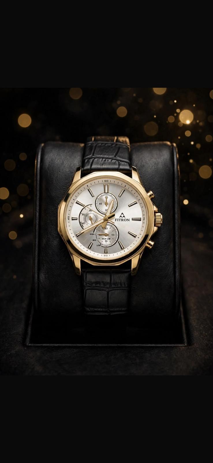 Fitron Leathe Men Watch-11-10-17