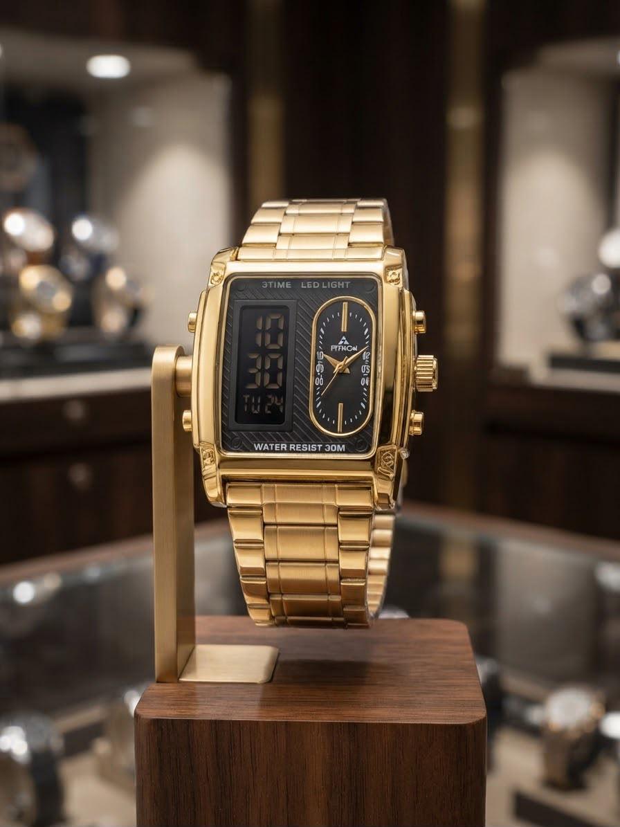 Fitron Men Dual TimeWatch-11-10-6