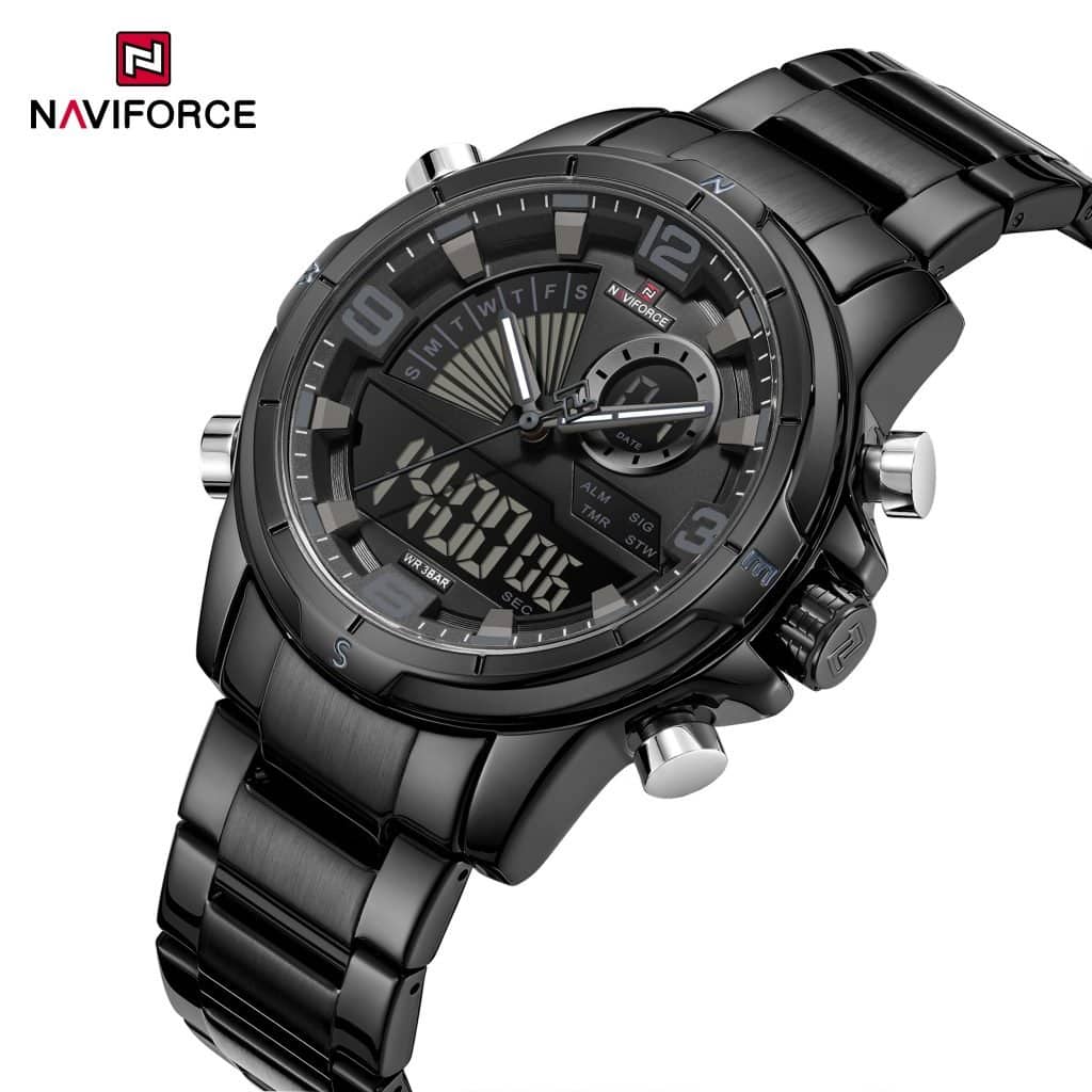 ساعة NAVIFORCE NF9257 متعددة المناطق الزمنية