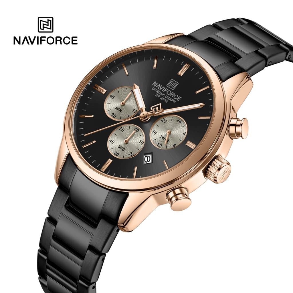 NAVIFORCE NF 8076 – ساعة كرونوغراف تنفيذية