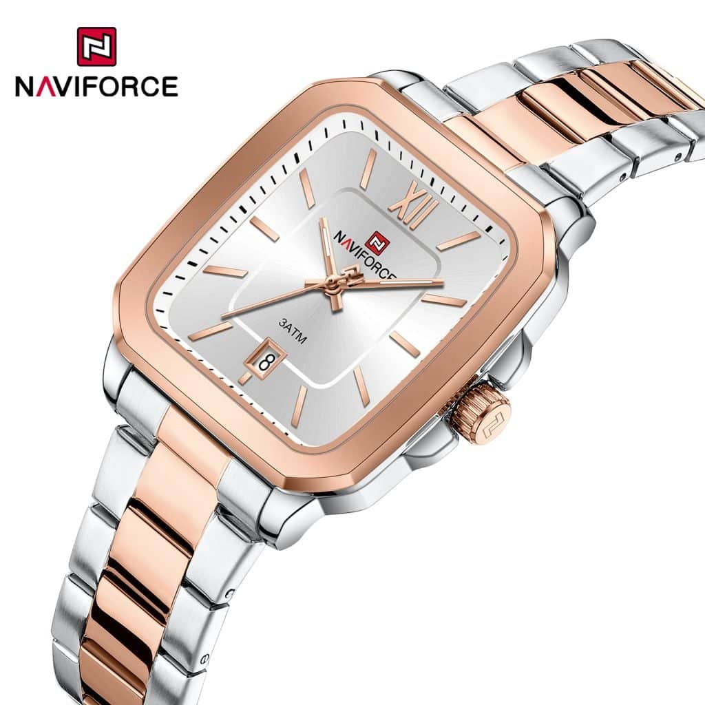 ساعة نافيفورس NF 9239 مربعة أنيقة