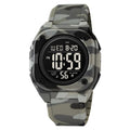 SKMEI 2160 Smart Digital Functions Watch - grey camo