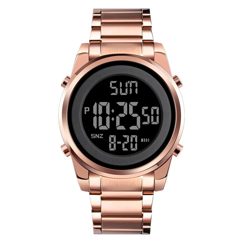 SKMEI 1611 Advanced Digital Functions Watch - rose gold