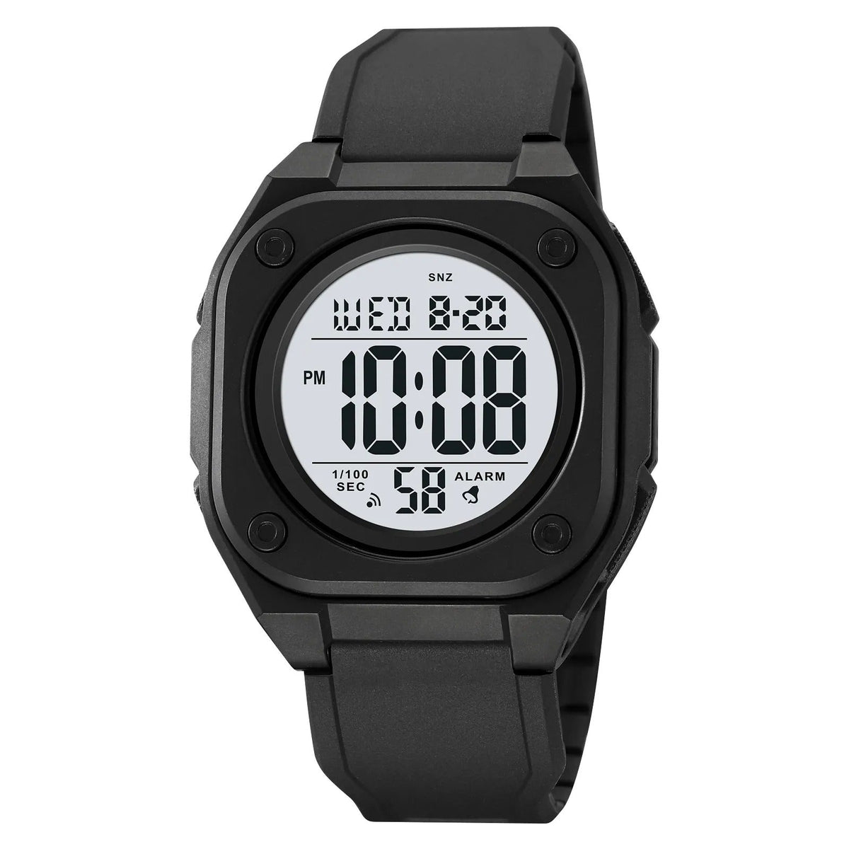 SKMEI 2160 Smart Digital Functions Watch - Black/White