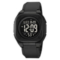 SKMEI 2160 Smart Digital Functions Watch - Black/Black