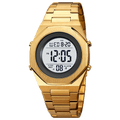 SKMEI 2066 Digital Sports Waterproof Hand Multifunctional - Golden/White