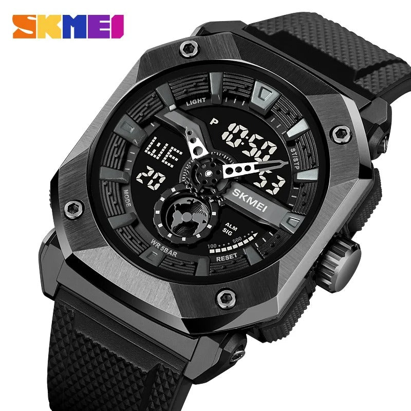 SKMEI 2272 Rugged Luxury Sports Watch - Black